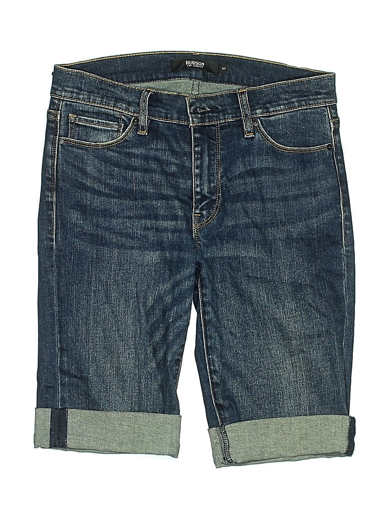 Pre-owned Hudson Denim Shorts In Blue