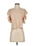 Zara Tan Short Sleeve Top Size S - photo 1