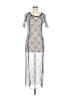 Monsoon Silver Cocktail Dress Size 8 - photo 1