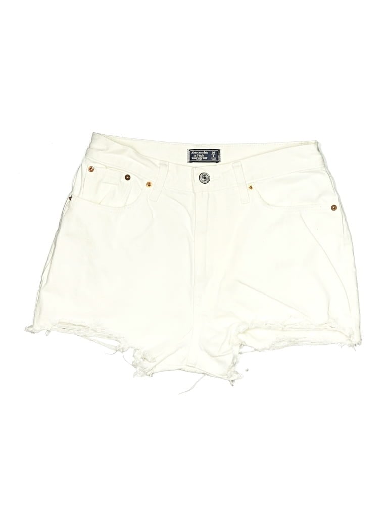 Click to view more detailed imagery on our partner's website Pre-owned Abercrombie & Fitch Shorts In White