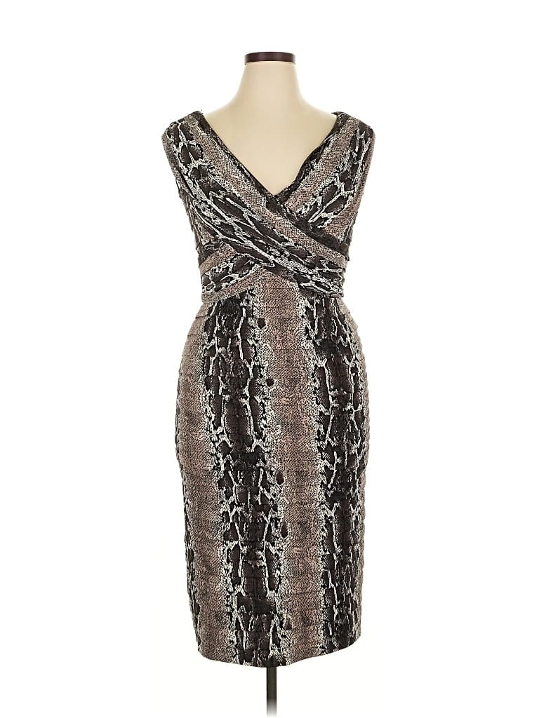 Pre-owned Tadashi Cocktail Dress In Gray