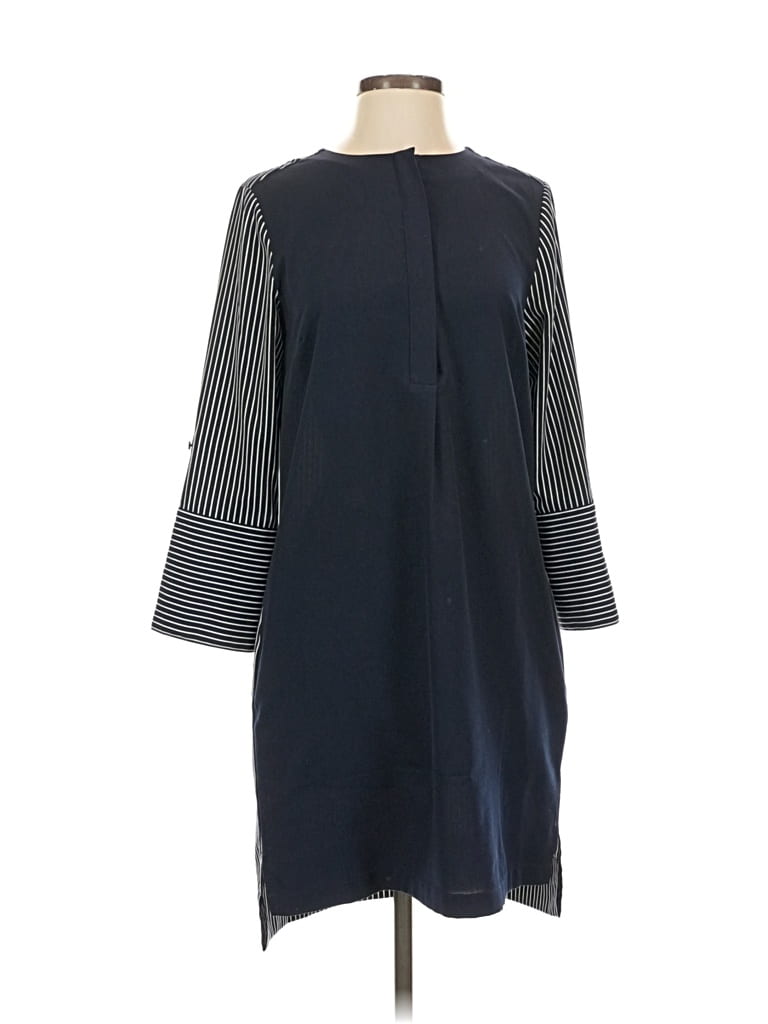 Pre-owned Ann Taylor Loft Casual Dress In Blue