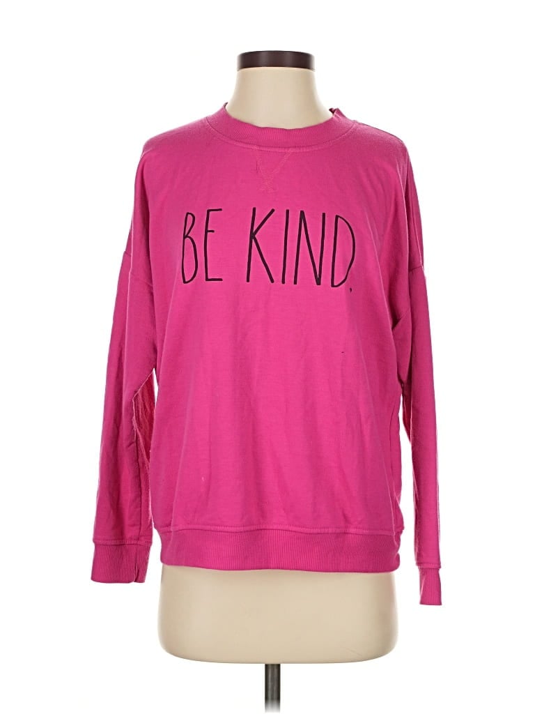 Pre-owned Rae Dunn Sweatshirt In Pink