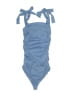 4SI3NNA Blue Bodysuit Size XS - photo 2