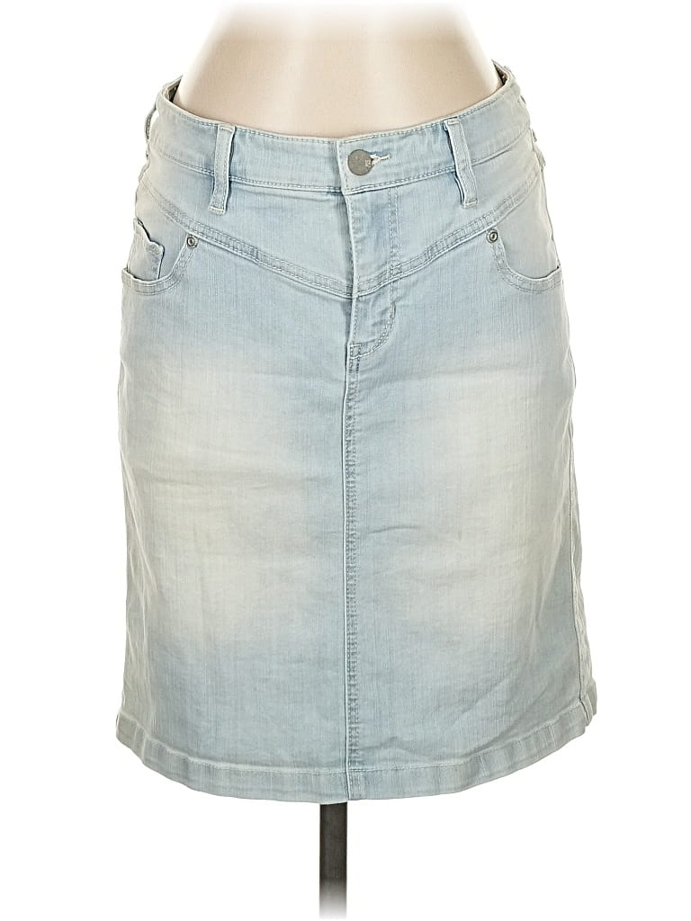 Pre-owned Soho Jeans New York & Company Denim Skirt In Blue