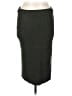 Joe Fresh Solid Black Green Casual Skirt Size L - photo 1