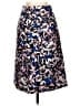J.Crew 100% Polyester Print Blue Formal Skirt Size 00 - photo 1