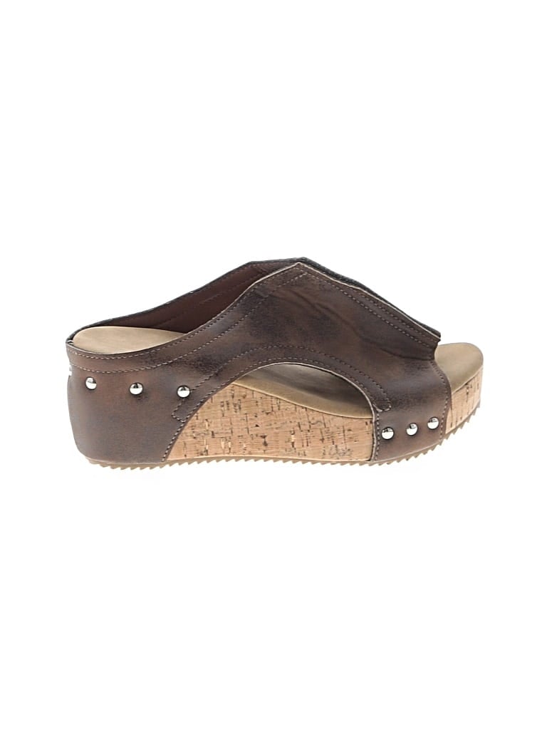 Pre-owned Unbranded Mule/clog In Brown