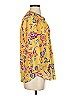 Adrienne Vittadini 100% Polyester Yellow 3/4 Sleeve Blouse Size S - photo 4