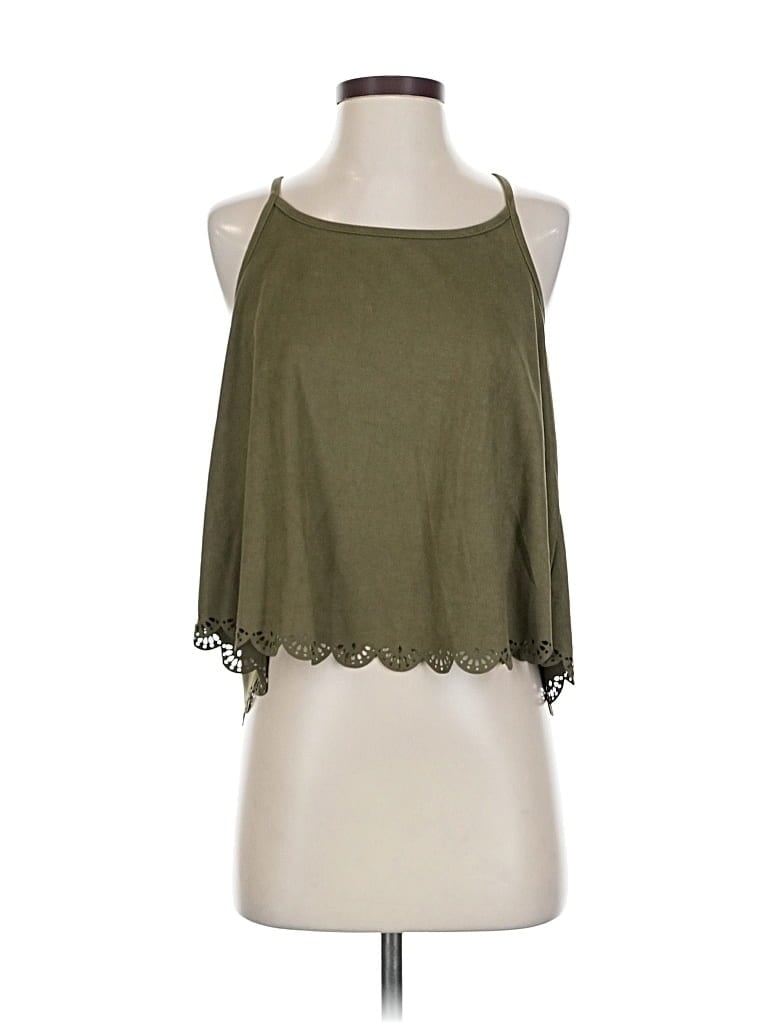 RUE21 Pre-owned Sleeveless Blouse In Green