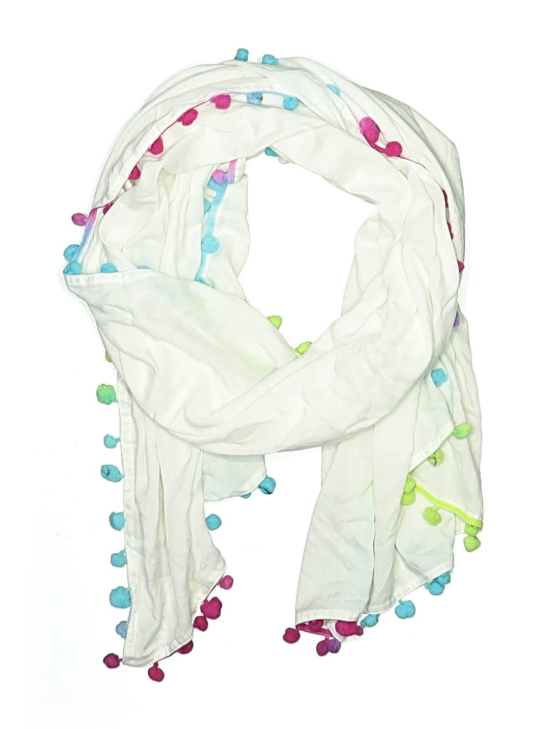 Pre-owned Assorted Brands Scarf In White