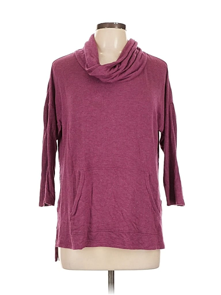 Click to view more detailed imagery on our partner's website Pre-owned Market & Spruce Turtleneck Sweater In Burgundy