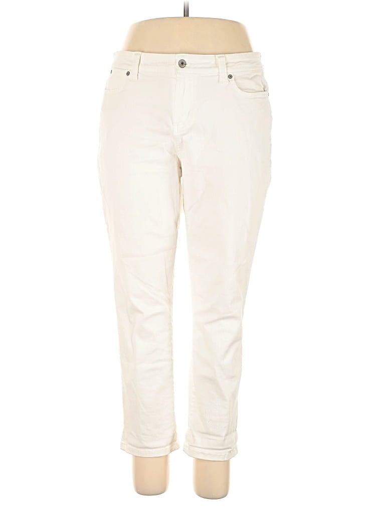 Pre-owned Talbots Outlet Jeans In White