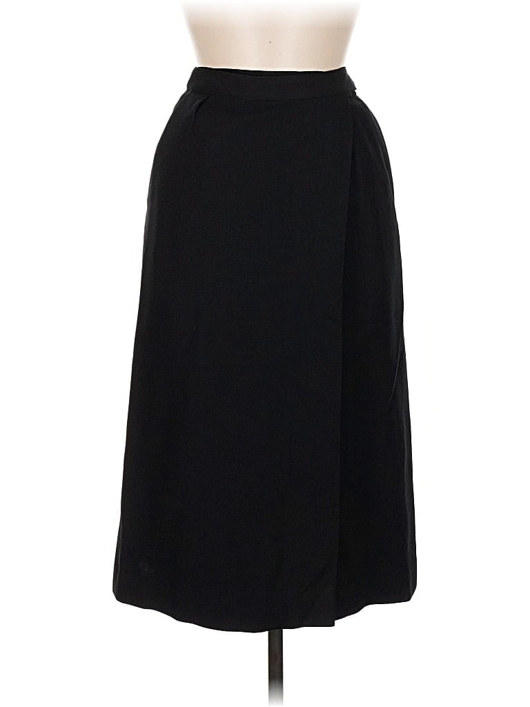 Pre-owned Evan Picone Formal Skirt In Black