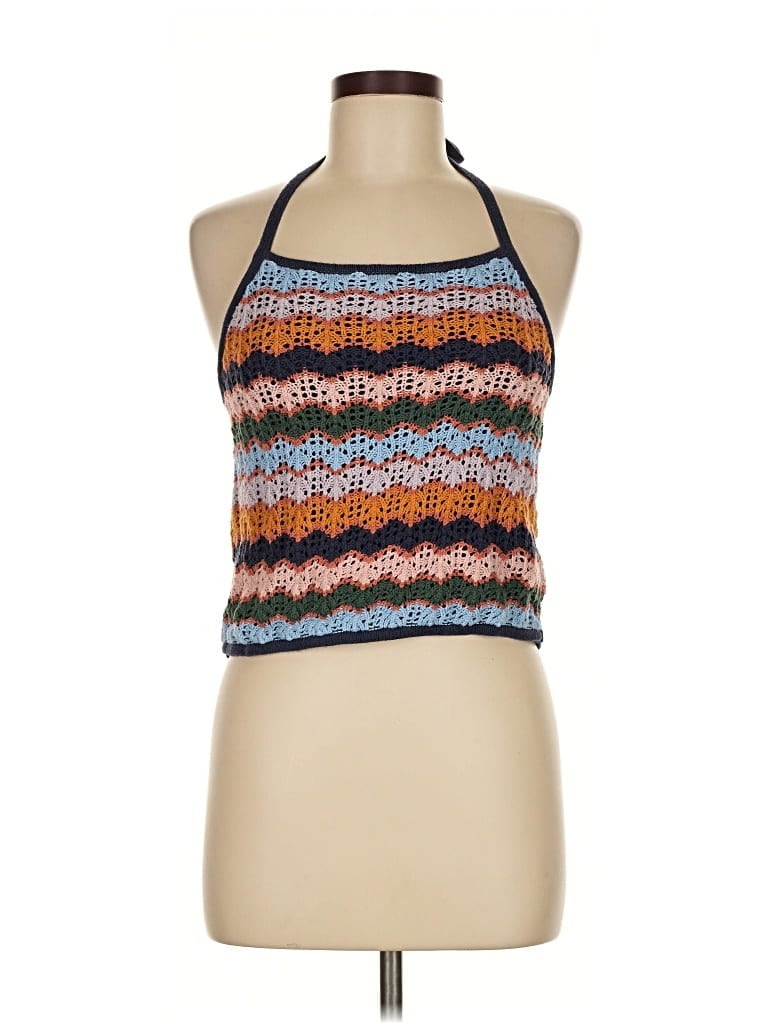 Pre-owned American Eagle Outfitters Sweater Vest In Orange