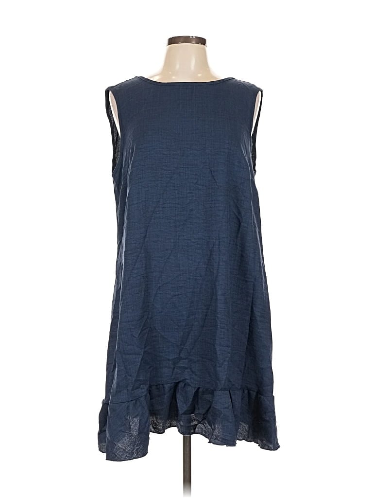 Pre-owned Shein Casual Dress In Blue