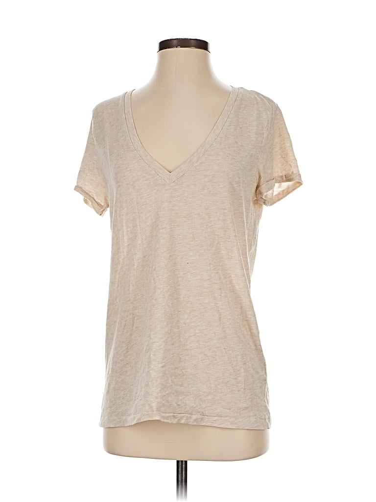 Pre-owned J.crew Factory Store Short Sleeve T-shirt In Brown