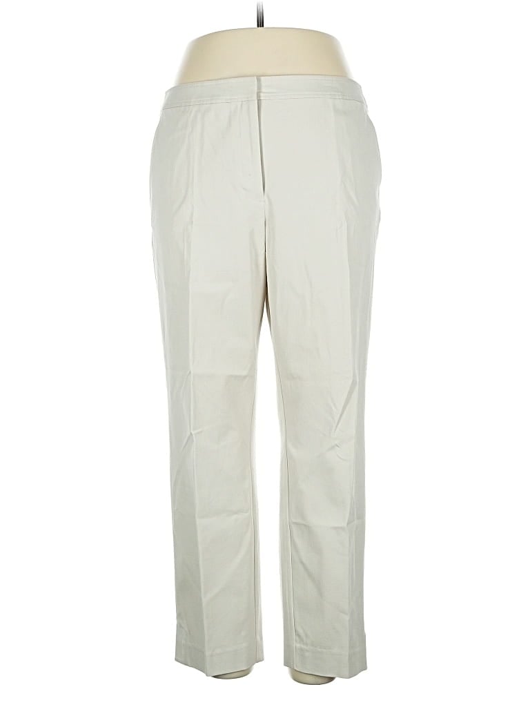 Pre-owned Talbots Outlet Casual Pants In White