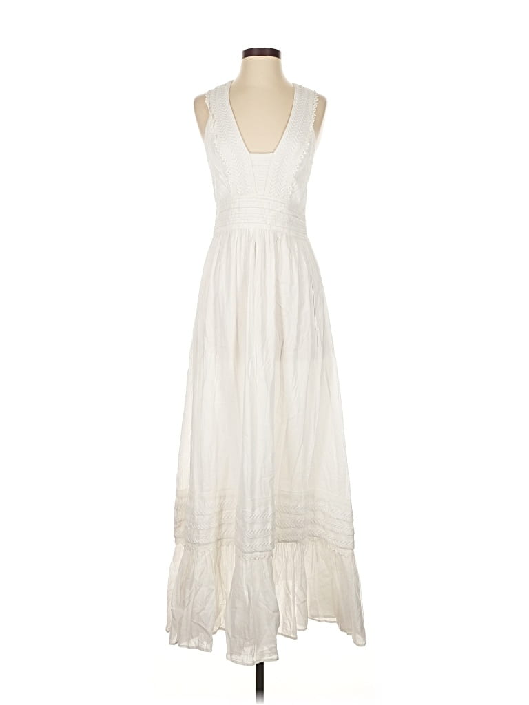 Pre-owned Ramy Brook Casual Dress In White