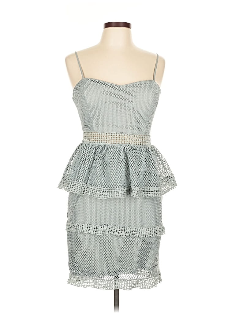 Pre-owned Mystic Cocktail Dress In Gray