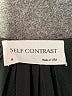 Self Contrast Black Long Sleeve Blouse Size M - photo 7