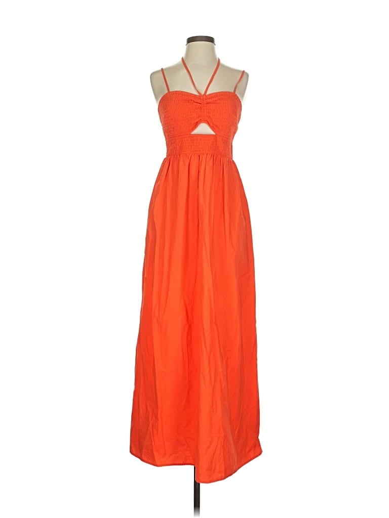 Pre-owned Universal Thread Casual Dress In Orange