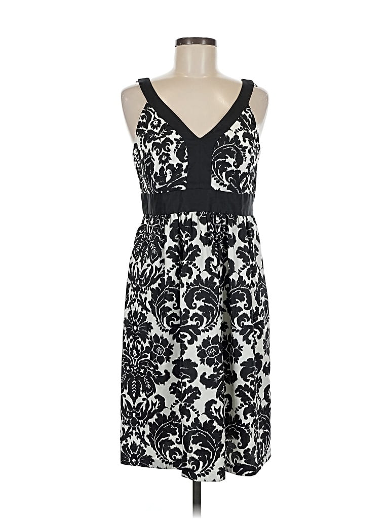 Pre-owned Ann Taylor Loft Cocktail Dress In Black