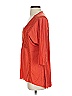 Language Orange 3/4 Sleeve Blouse Size XS - photo 5