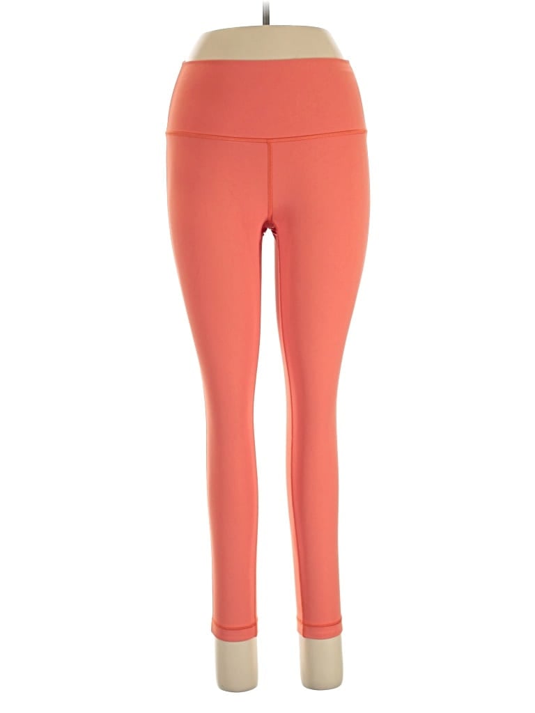 Pre-owned Lululemon Athletica Active Pants In Orange