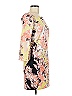 Bar III Print Orange Casual Dress Size M - photo 4