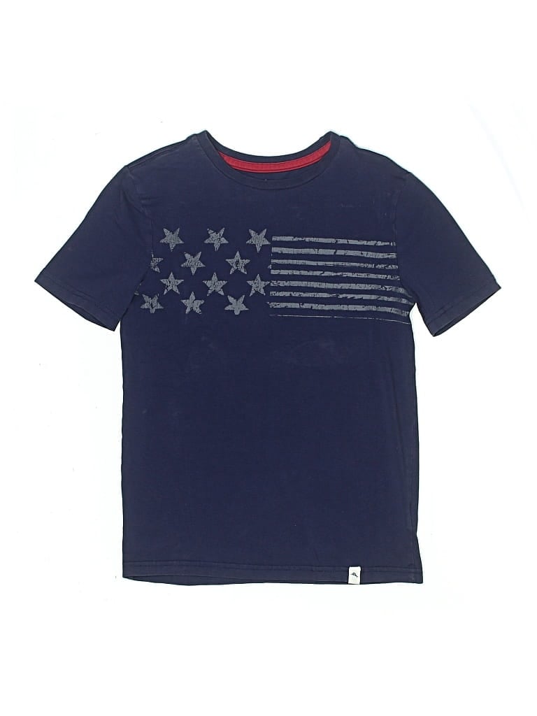Pre-owned Tommy Bahama Kids' Short Sleeve T-shirt In Blue