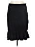 Express Solid Black Formal Skirt Size L - photo 2