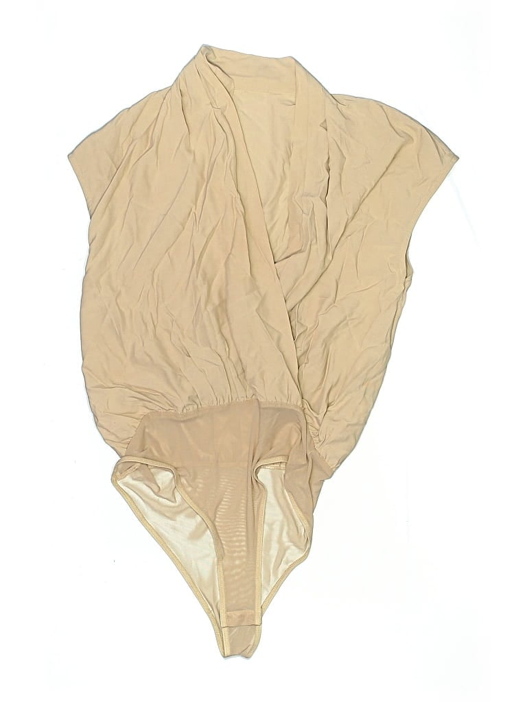 Pre-owned Motf Bodysuit In Brown