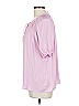 Current Air 100% Polyester Pink Short Sleeve Blouse Size L - photo 5