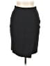 Ecru Solid Black Formal Skirt Size 12 - photo 1
