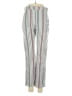 Free People Stripes Silver Casual Pants Size 2 - photo 1
