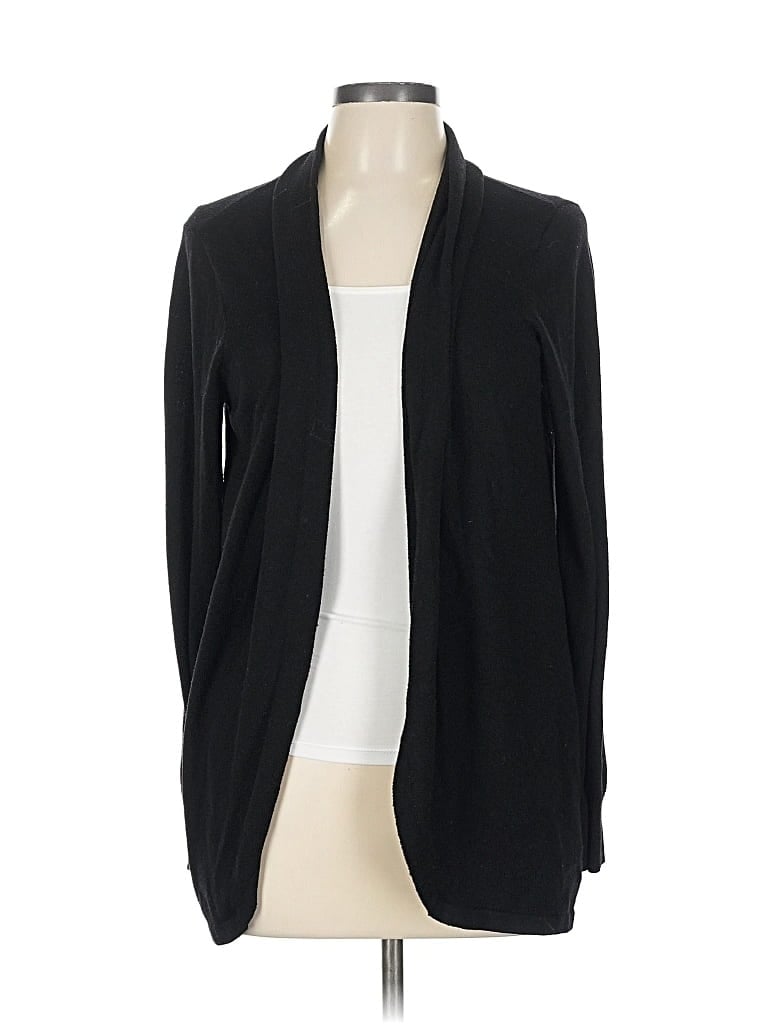 Pre-owned Ella Moss Cardigan Sweater In Black