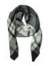 Unbranded Plaid Gray Black Scarf One size - photo 1