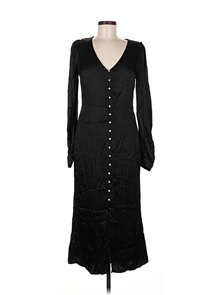 Pre-owned En Saison Casual Dress In Black