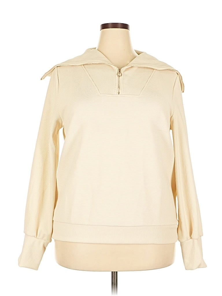 Pre-owned Unbranded Sweatshirt In White