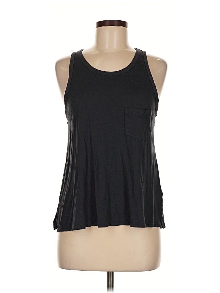 Pre-owned American Eagle Outfitters Tank Top Black Halter Neckline Tops