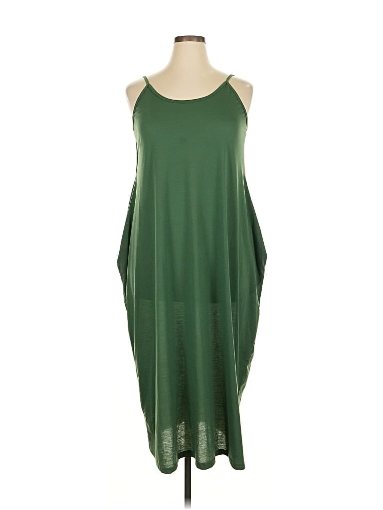 Pre-owned Unbranded Casual Dress In Green