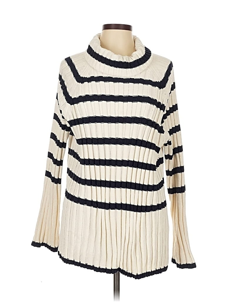 Pre-owned Altar'd State Turtleneck Sweater In White