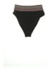 Unbranded Chevron-herringbone Black Swimsuit Bottoms Size M - photo 2