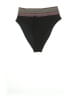 Unbranded Chevron-herringbone Black Swimsuit Bottoms Size M - photo 1