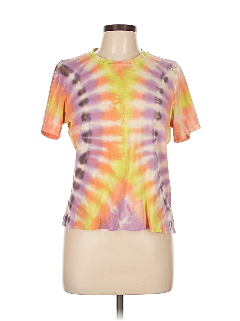 Pre-owned Raquel Allegra Short Sleeve T-shirt In Orange