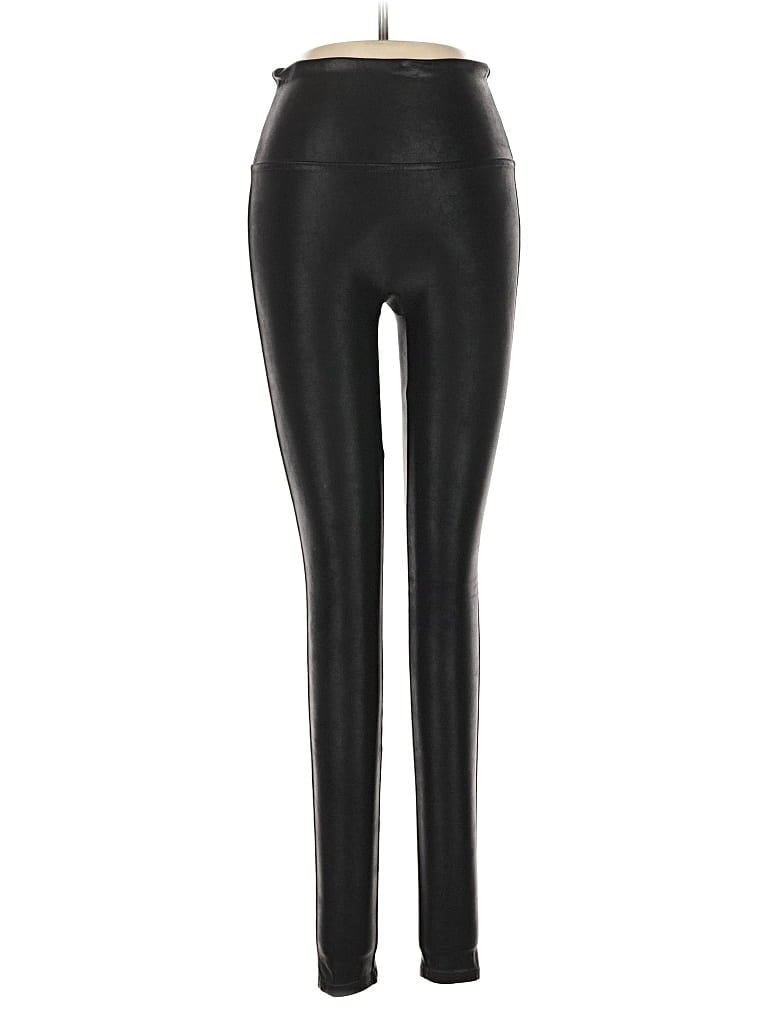 SPANX Pre-owned Faux Leather Pants In Black