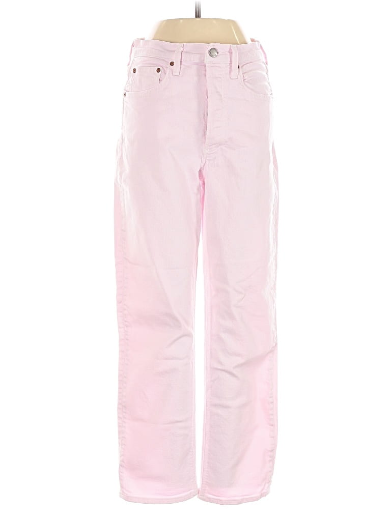 Pre-owned Denim Forum Jeans In Pink