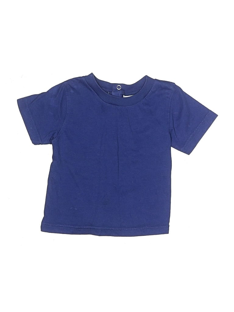 Pre-owned Genuine Merchandise By Team Athletics Kids' Short Sleeve T-shirt In Blue