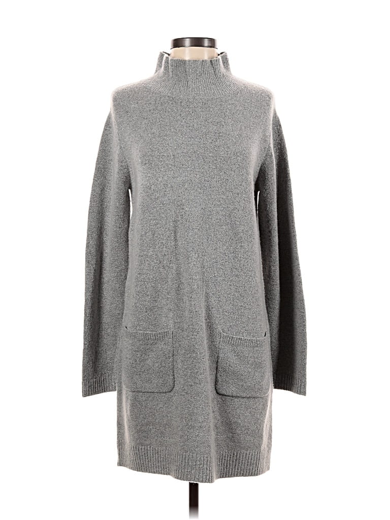 Pre-owned Max Studio Turtleneck Sweater In Gray